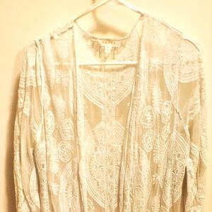 Full length Lace Beach Cover Up